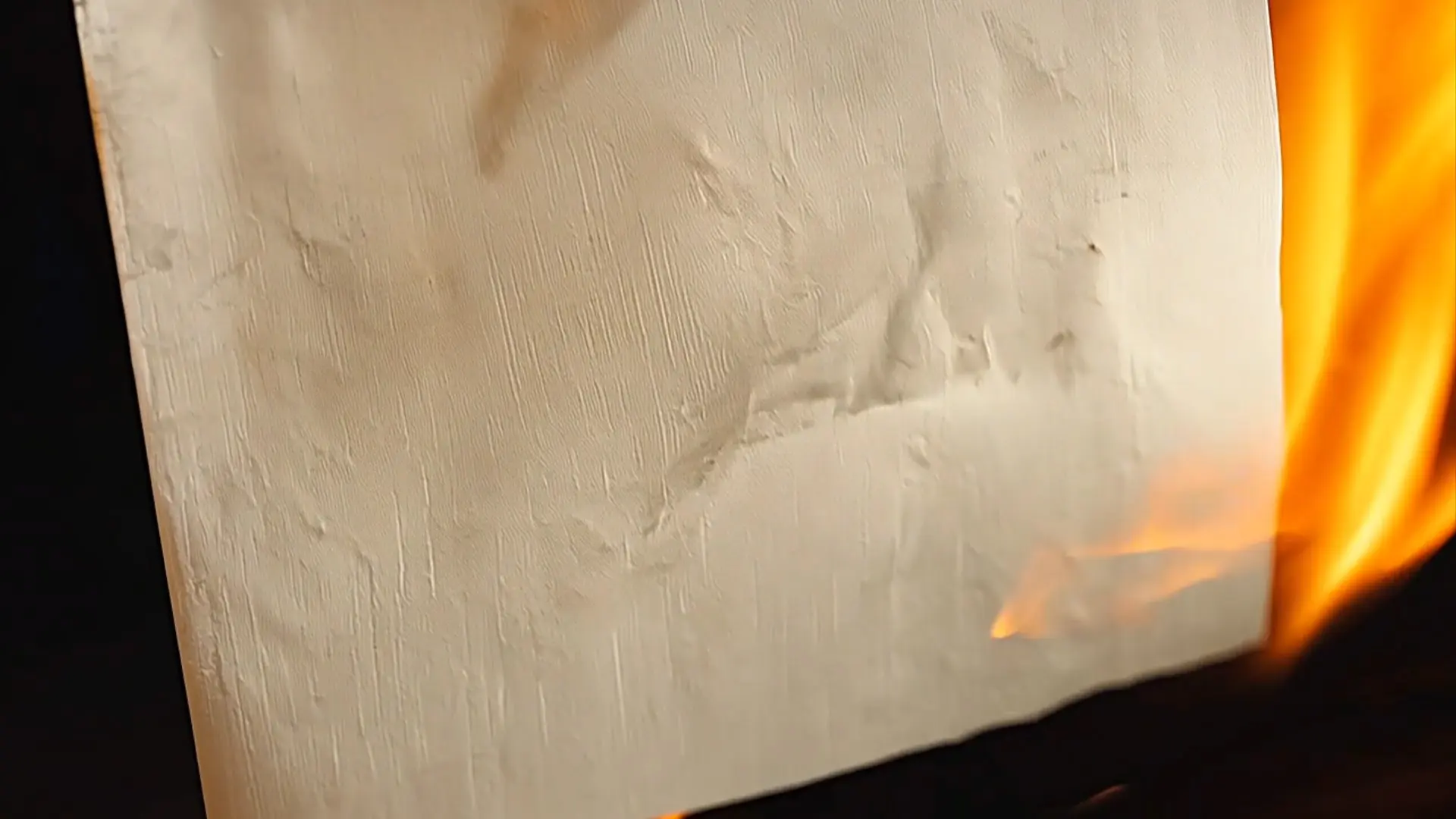 Scorching Paper Burn Background for Video Projects